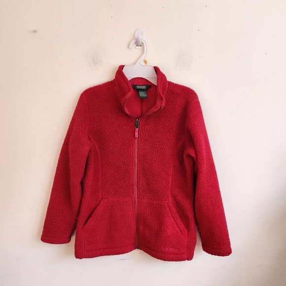 L.L.Bean Kids Fleece Full Zip Jacket. In good used condition. No visible flaws. - Picture 1 of 4